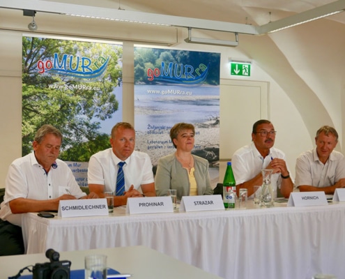 Tiskovna konferenca na uvodnem srečanju v Bad Radkersburgu