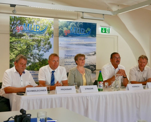 Pressekonferenz beim Kick-Off Meeting in Bad Radkersburg