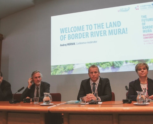 Eröffnung der bilateralen Konferenz über die Zukunft der Grenzmur