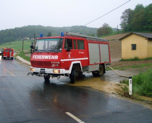 Feuerwehr im Hochwassereinsatz